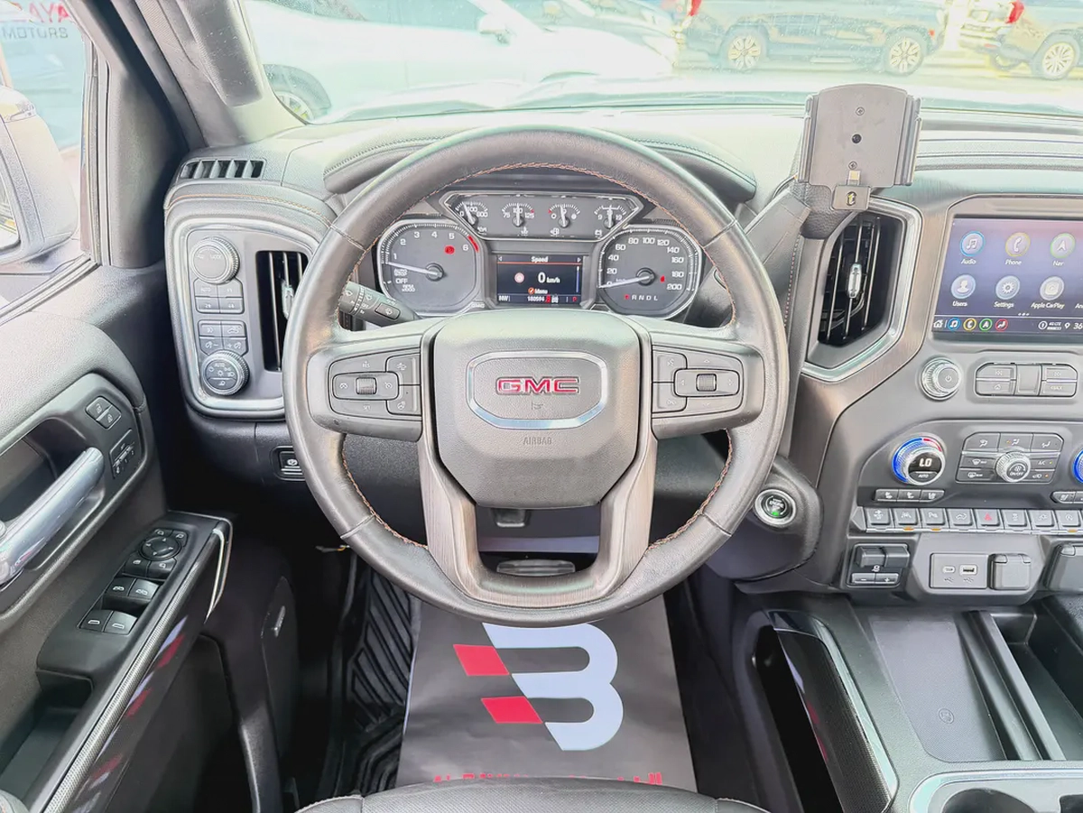 جي ام سي سييرا AT4 6.2L ابيض / رمادي خليجي بن حموده GMC Sierra 1500 AT4 2021, GCC Specs