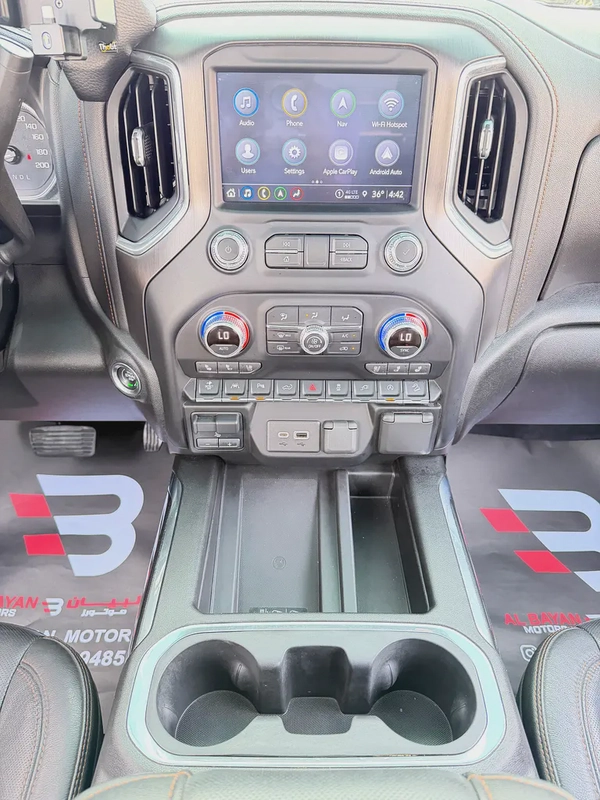 جي ام سي سييرا AT4 6.2L ابيض / رمادي خليجي بن حموده GMC Sierra 1500 AT4 2021, GCC Specs