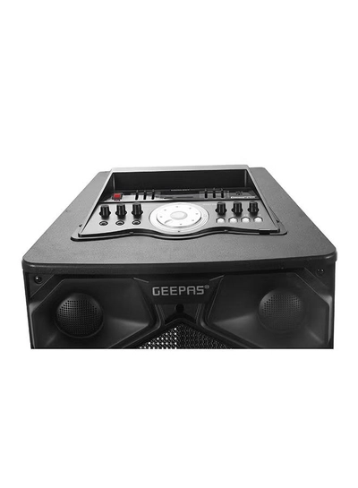 GEEPAS 2.0 Channel Professional Active Speaker System GMS8569 Black/Blue-1