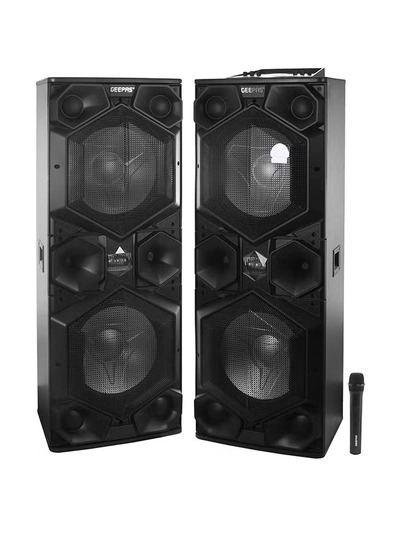 GEEPAS 2.0 Channel Professional Active Speaker System GMS8569 Black/Blue-0