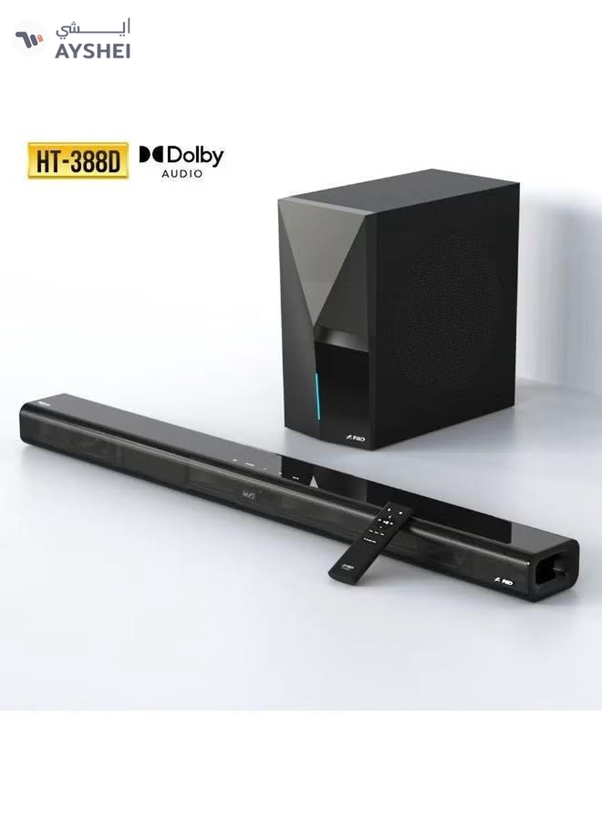 GEEPAS 2.0 Channel Professional Active Speaker System GMS8569 Black/Blue-2-2
