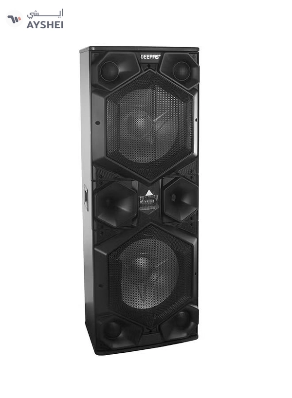 GEEPAS 2.0 Channel Professional Active Speaker System GMS8569 Black/Blue