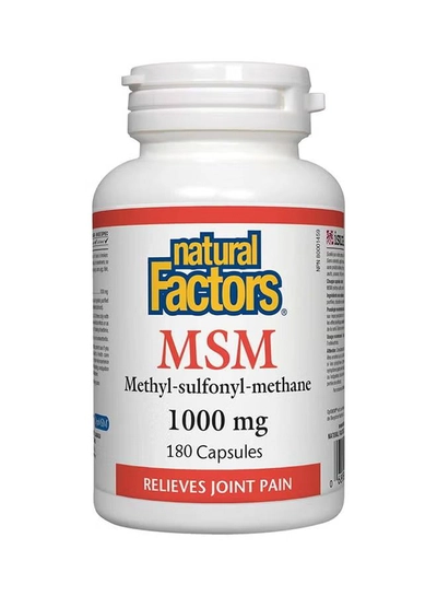 natural Factors MSM - 180 Capsules-0