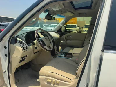Nissan Patrol SE 2012 GCC Specs fullopshin white color-1