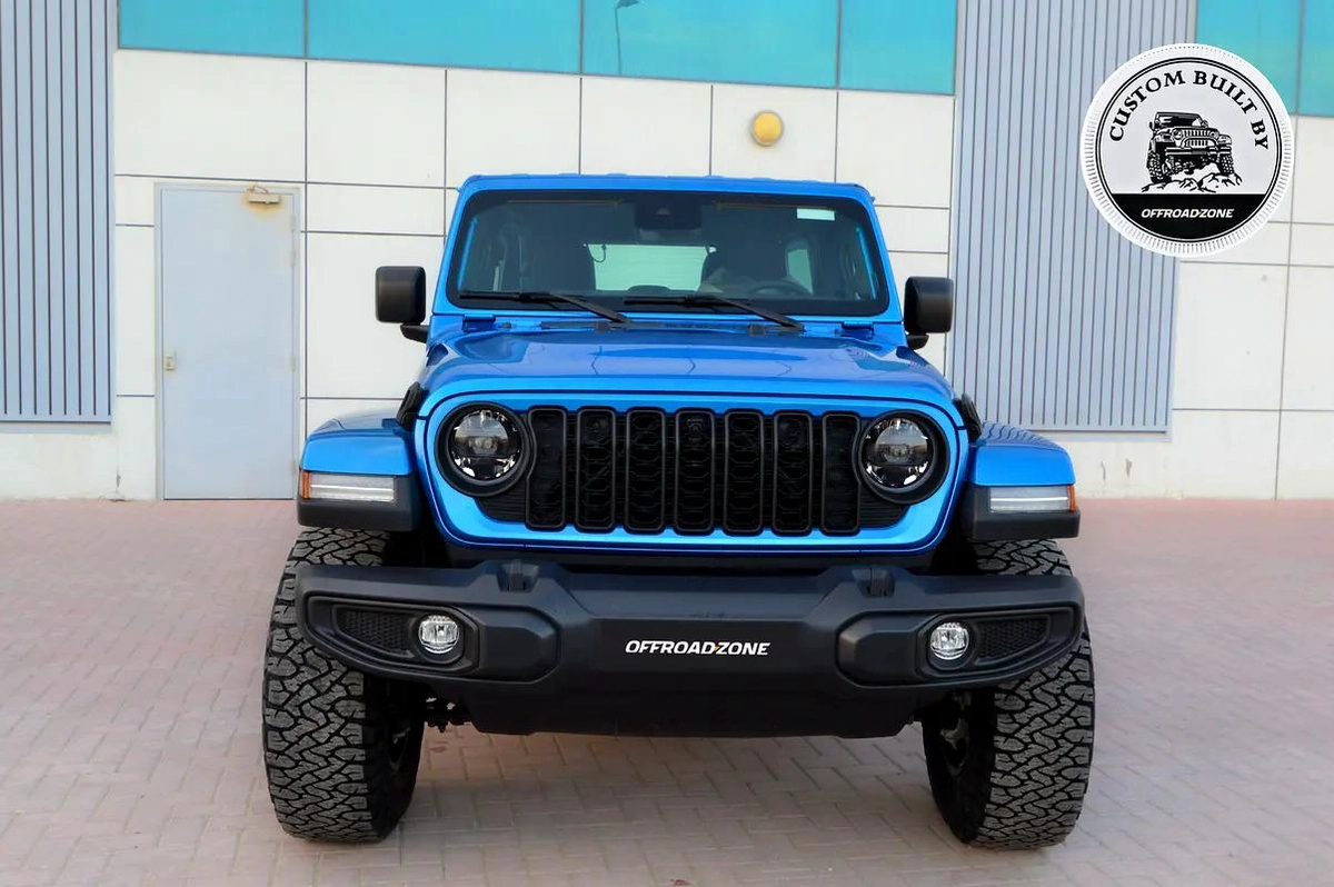 3 YRS DEALER WTY AND 3 YRS SP | 2024 JEEP WRANGLER 4DR SAHARA HYDRO BLUE | ORZ CUSTOM BUILT-6-6