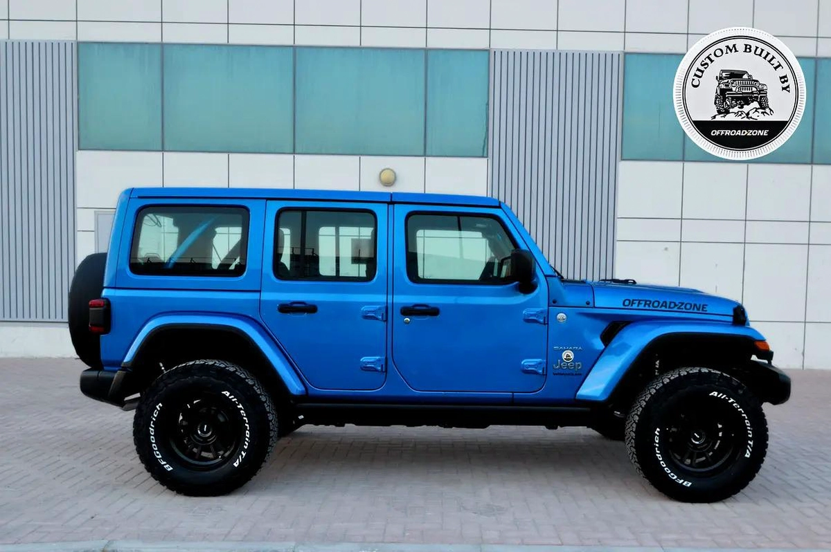 3 YRS DEALER WTY AND 3 YRS SP | 2024 JEEP WRANGLER 4DR SAHARA HYDRO BLUE | ORZ CUSTOM BUILT-5-5