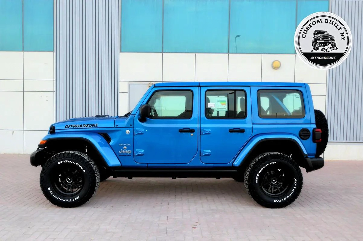 3 YRS DEALER WTY AND 3 YRS SP | 2024 JEEP WRANGLER 4DR SAHARA HYDRO BLUE | ORZ CUSTOM BUILT-7-7