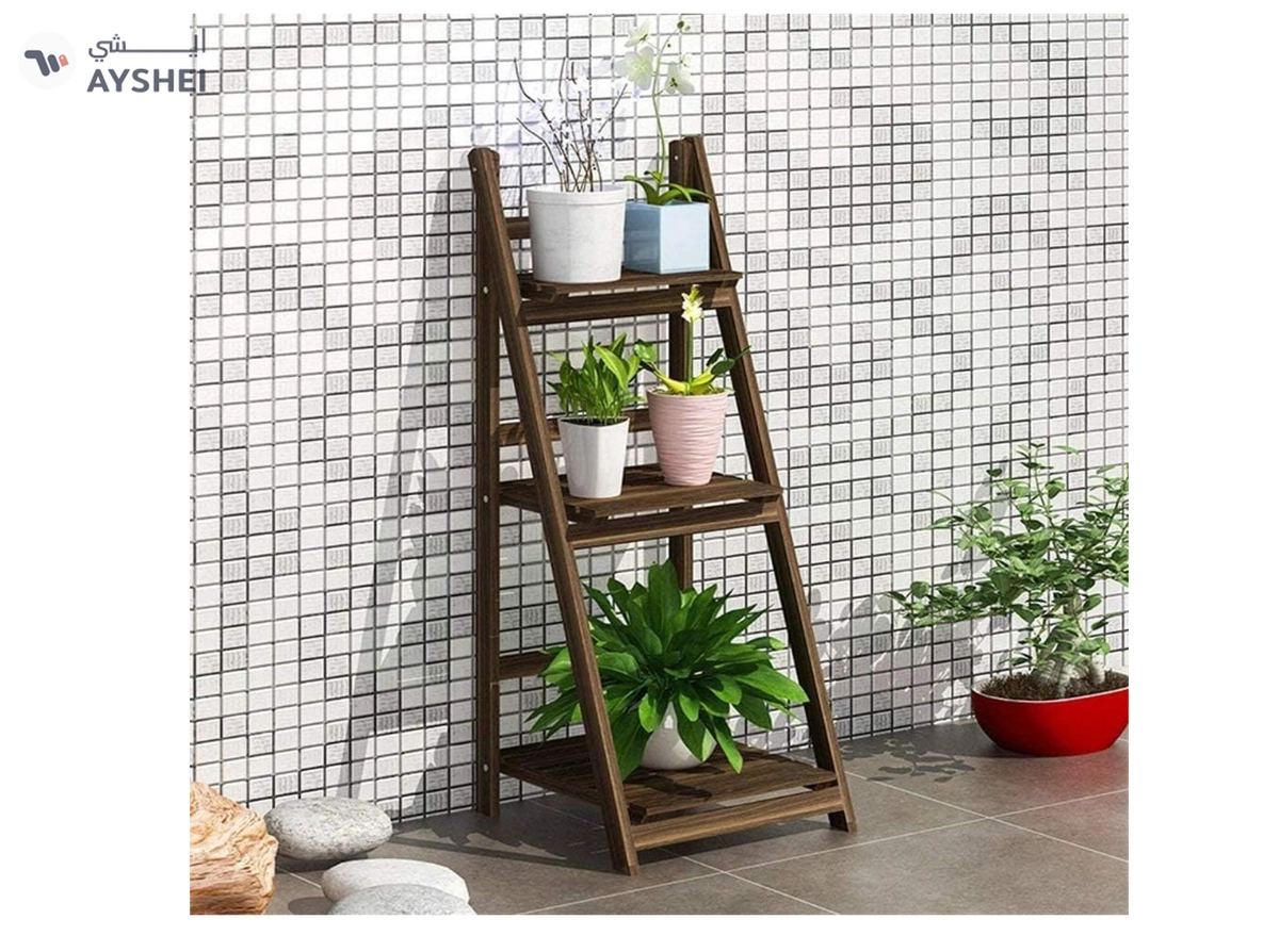 LINGWEI Plant stand 3 Tier Folding and 4 Tier Folding Plant Stand Shelves-1-1