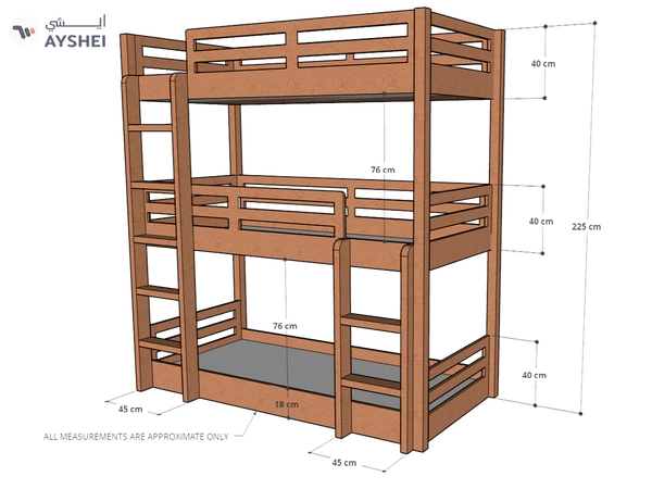 Triple Delight Bunk Bed