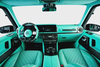 Mercedes Benz G63 AMG-GCC-Brabus 900 Rocket Kit Masterpiece -Interior Tiffany Blue-Carbon Fiber Kit-9