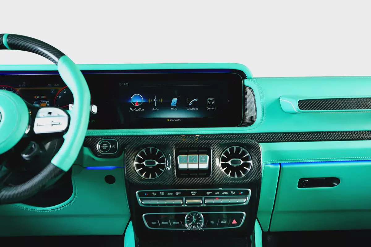 Mercedes Benz G63 AMG-GCC-Brabus 900 Rocket Kit Masterpiece -Interior Tiffany Blue-Carbon Fiber Kit-12-12