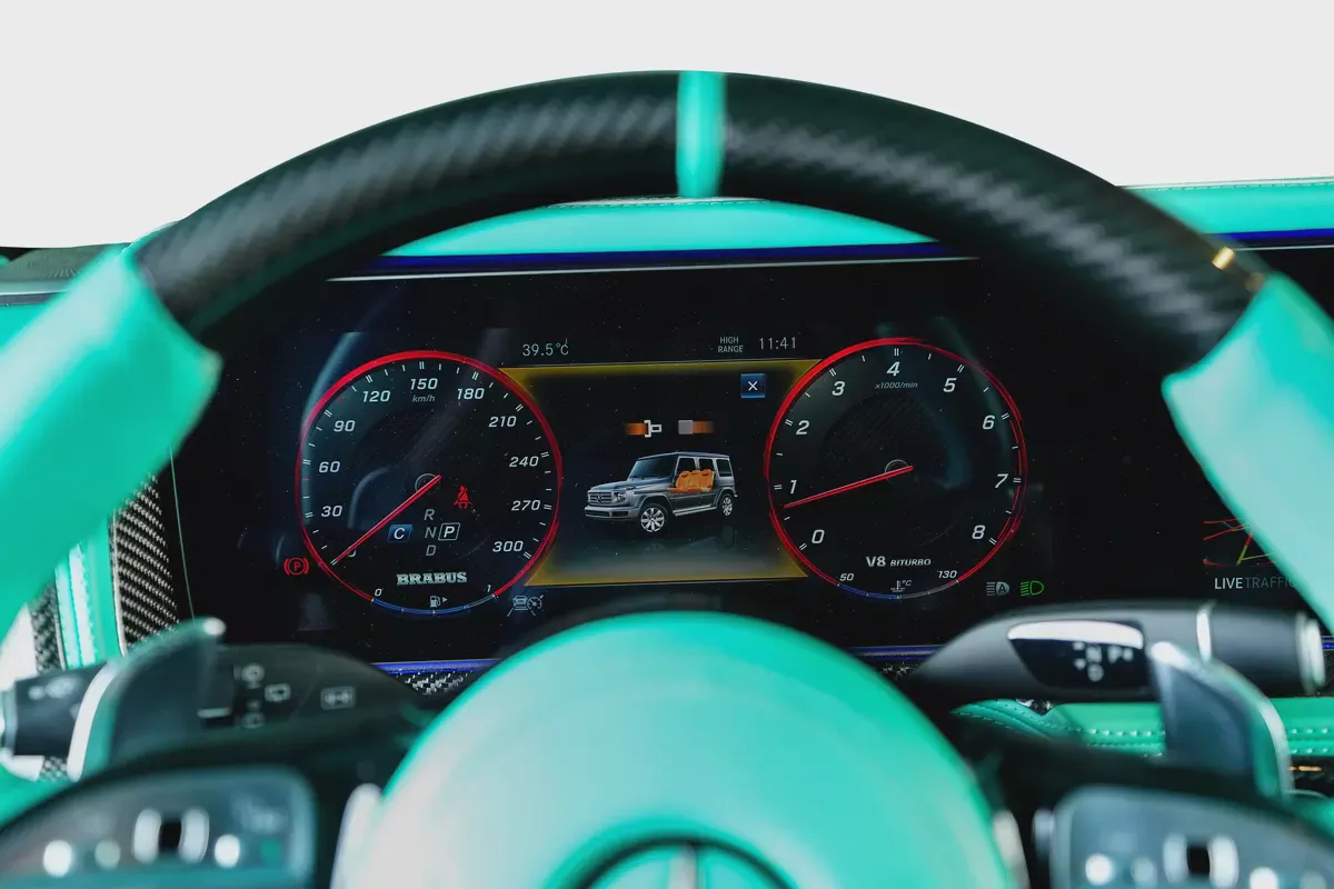 Mercedes Benz G63 AMG-GCC-Brabus 900 Rocket Kit Masterpiece -Interior Tiffany Blue-Carbon Fiber Kit-15-15