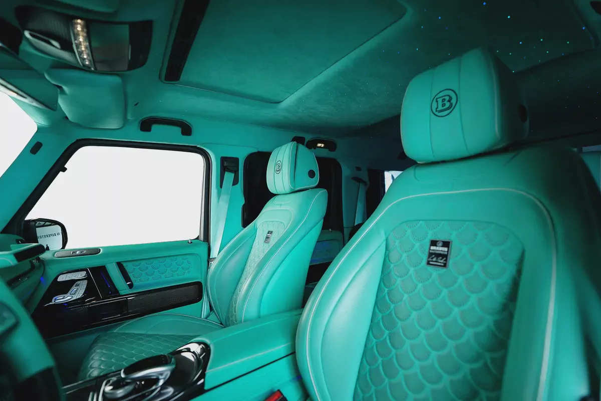 Mercedes Benz G63 AMG-GCC-Brabus 900 Rocket Kit Masterpiece -Interior Tiffany Blue-Carbon Fiber Kit-16-16