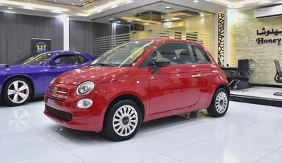 AED 852 EMi at 0% DP | Fiat 500 Dolcevita ( 2024 Model ) in Red Color GCC Specs-1