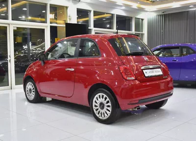 AED 852 EMi at 0% DP | Fiat 500 Dolcevita ( 2024 Model ) in Red Color GCC Specs-6