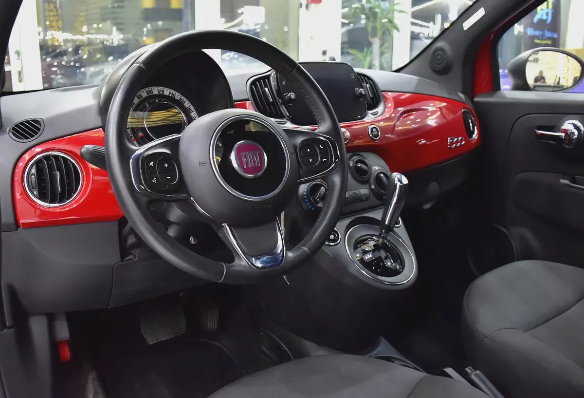 AED 852 EMi at 0% DP | Fiat 500 Dolcevita ( 2024 Model ) in Red Color GCC Specs-10-10