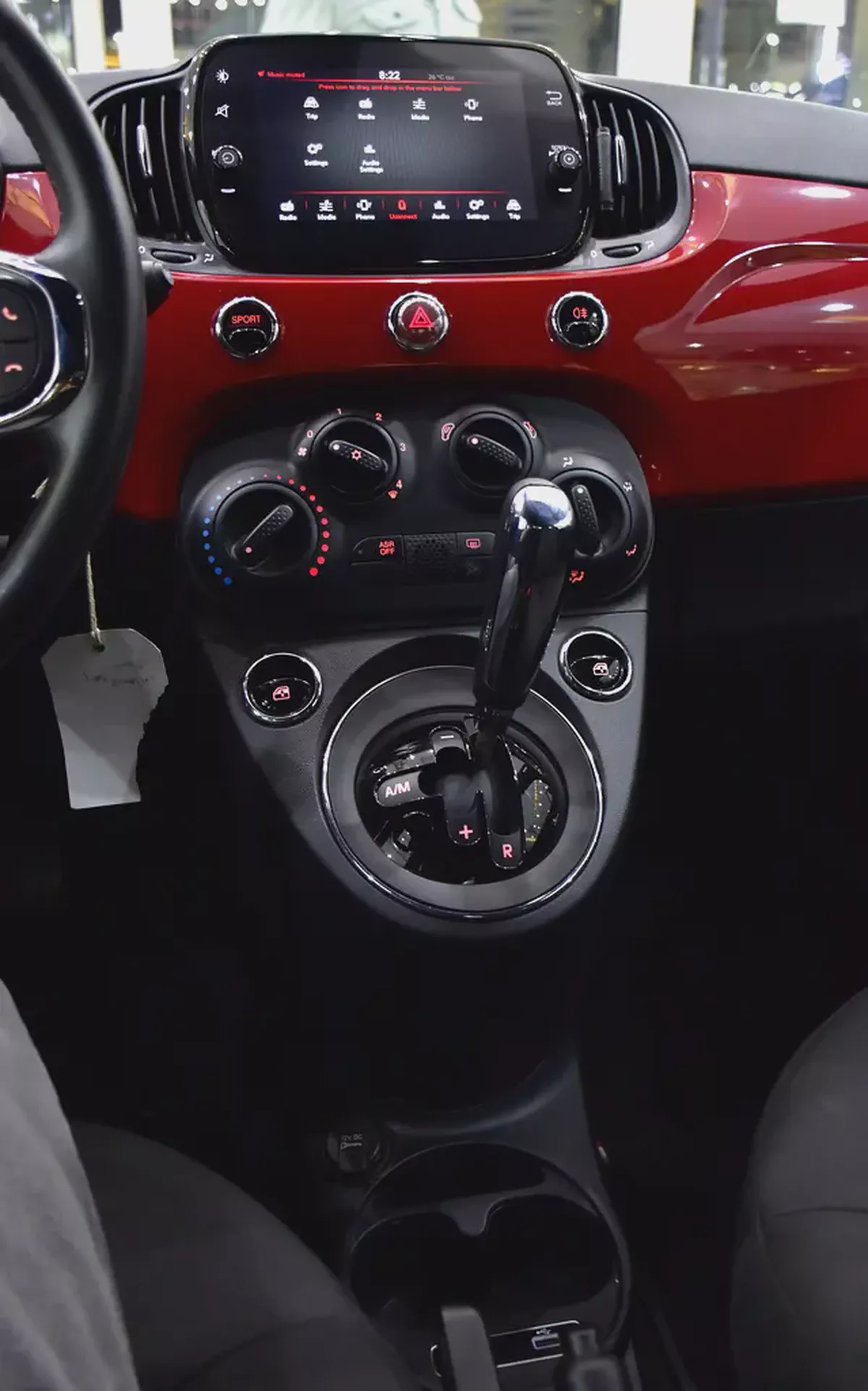 AED 852 EMi at 0% DP | Fiat 500 Dolcevita ( 2024 Model ) in Red Color GCC Specs-13-13