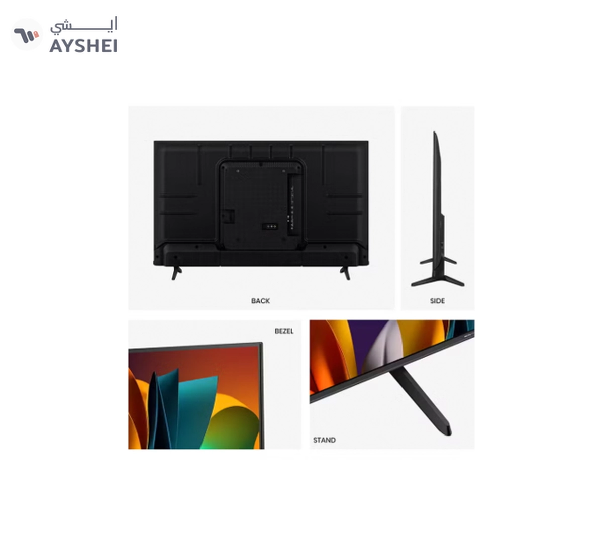 Hisense 43 Inch 4K Full Smart TV 43A61N Black-2-2