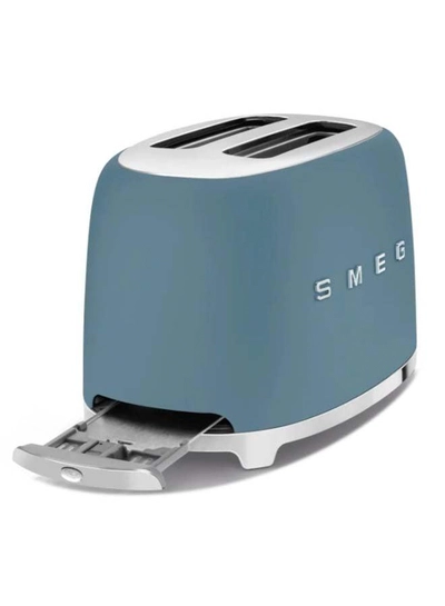smeg Aesthetic 50's Style 2 Slice Toaster - 950 W TSF01SBMAU Storm Blue-1