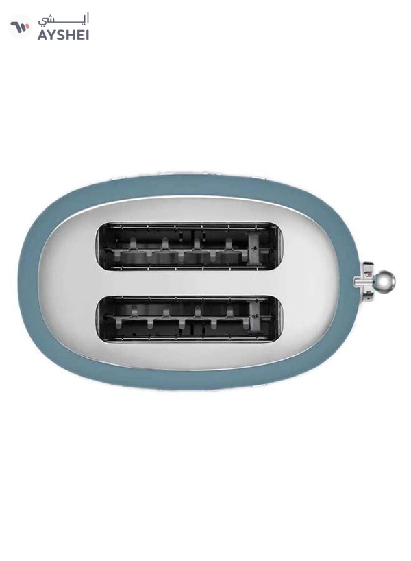 smeg Aesthetic 50's Style 2 Slice Toaster - 950 W TSF01SBMAU Storm Blue