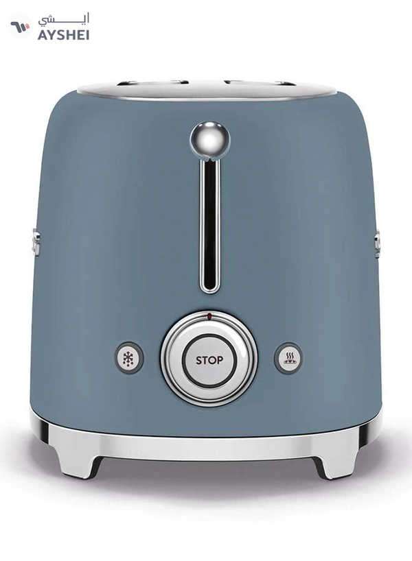 smeg Aesthetic 50's Style 2 Slice Toaster - 950 W TSF01SBMAU Storm Blue