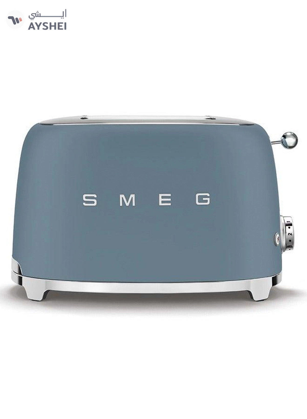 smeg Aesthetic 50's Style 2 Slice Toaster - 950 W TSF01SBMAU Storm Blue-3-3