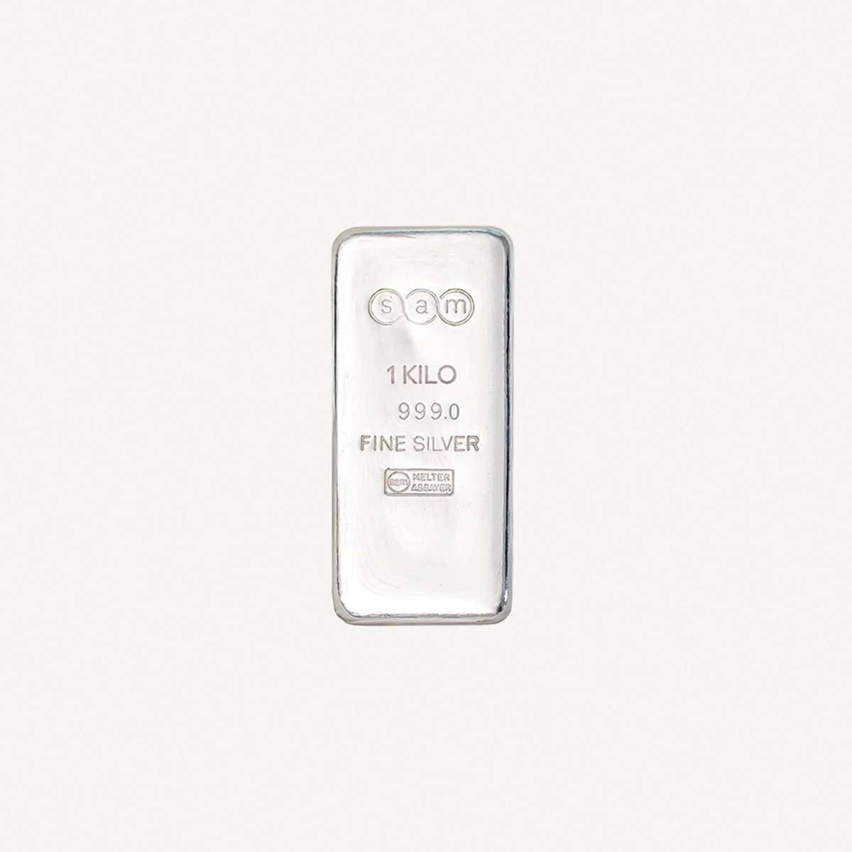 1 KG SAM SILVER BAR 100% Authentic Approved by UAE Gold Delivery-0-0