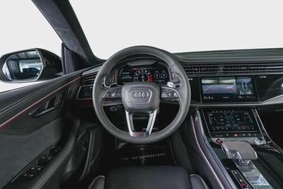 Audi RSQ8-23 Inch Multi spoke Diamond cut Rims-Super SUV-Daytona Grey-Carbon Fiber Trim-13