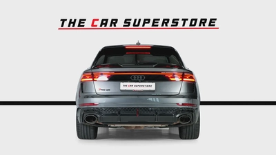 Audi RSQ8-23 Inch Multi spoke Diamond cut Rims-Super SUV-Daytona Grey-Carbon Fiber Trim-6