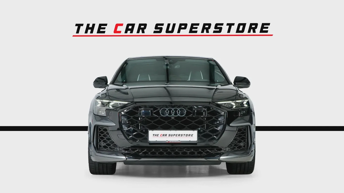 Audi RSQ8-23 Inch Multi spoke Diamond cut Rims-Super SUV-Daytona Grey-Carbon Fiber Trim-2-2