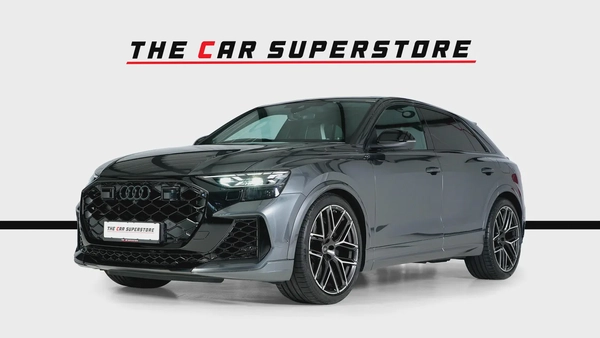 Audi RSQ8-23 Inch Multi spoke Diamond cut Rims-Super SUV-Daytona Grey-Carbon Fiber Trim