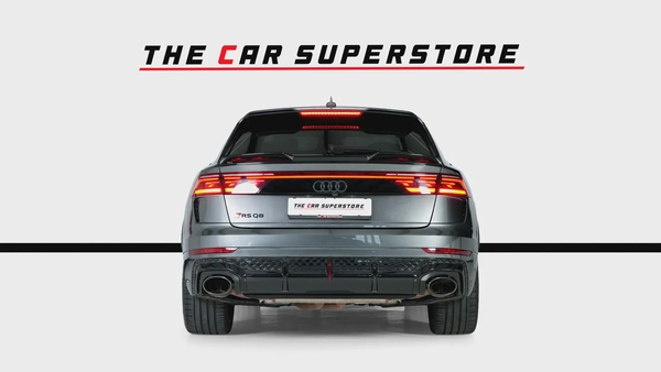 Audi RSQ8-23 Inch Multi spoke Diamond cut Rims-Super SUV-Daytona Grey-Carbon Fiber Trim