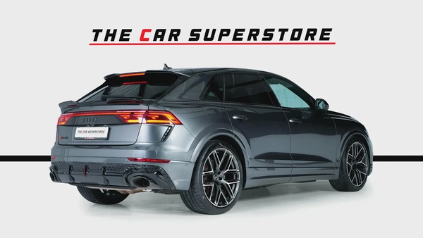 Audi RSQ8-23 Inch Multi spoke Diamond cut Rims-Super SUV-Daytona Grey-Carbon Fiber Trim