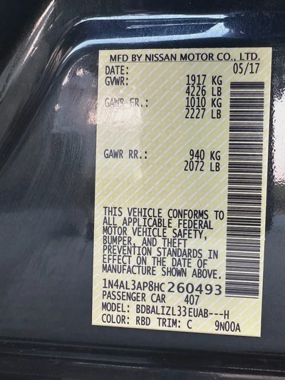 2017 Nissan Altima SV - American Specs-12