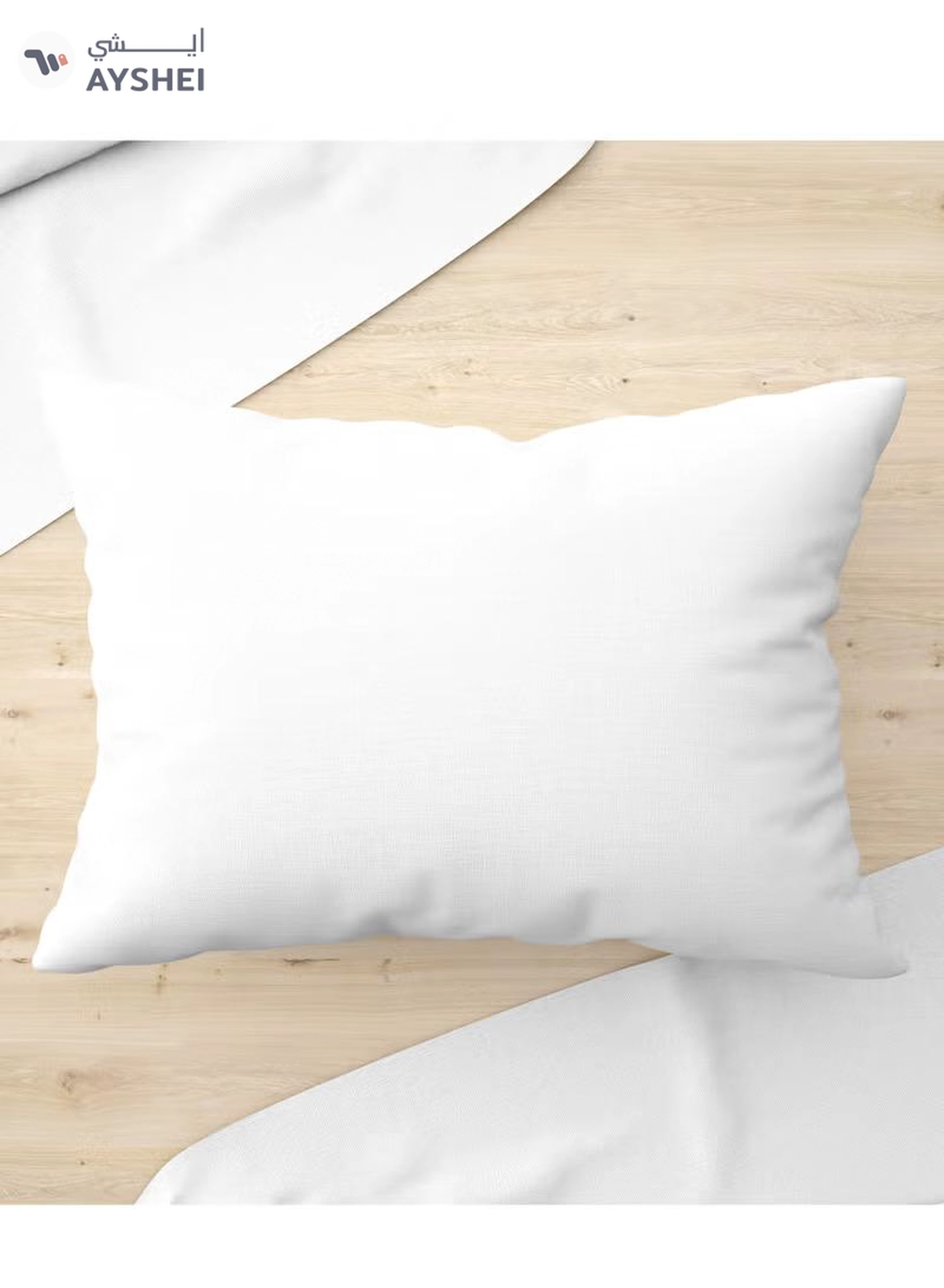 PARRY LIFE Premium Pillow For Back, Neck, And Shoulder Support Soft Fluffy Stripe Hotel Pillows Microfiber White 75x50cm-2-2