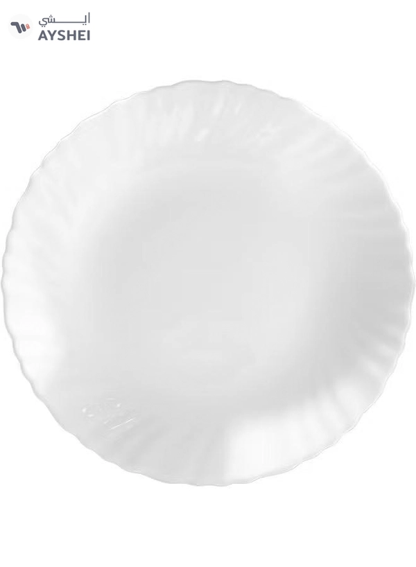 Delcasa DC3298 Opalware Soup Plate, White, 8.5-Inch Size