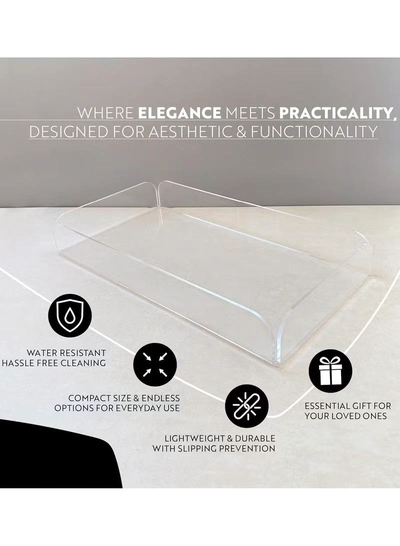 Eworld Multi-Purpose Clear Acrylic Trays for Organization-2