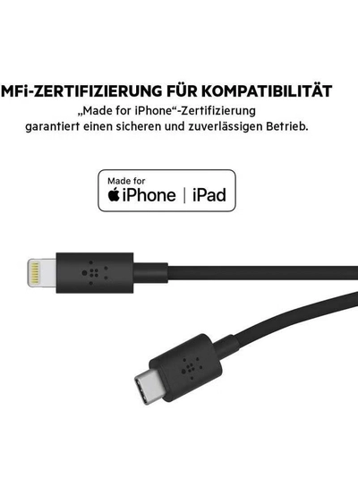 belkin USB Car Charger With Lightning USB To Cable-2
