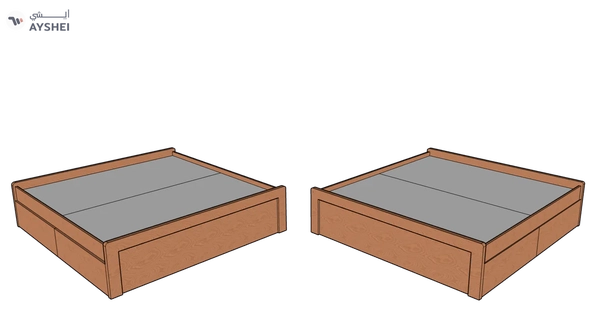 Berry 4 Drawer Storage Bed without Headboard