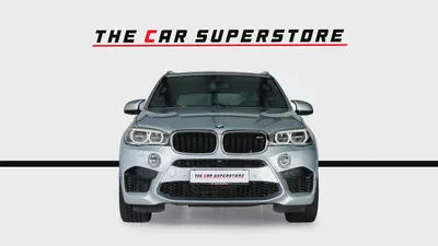 BMW X5 M-GCC-AGMC Full Service History-Silverstone Metallic Paint-Diamond Cut 22 Inch Rims-2