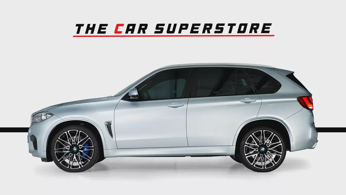 BMW X5 M-GCC-AGMC Full Service History-Silverstone Metallic Paint-Diamond Cut 22 Inch Rims-4-4