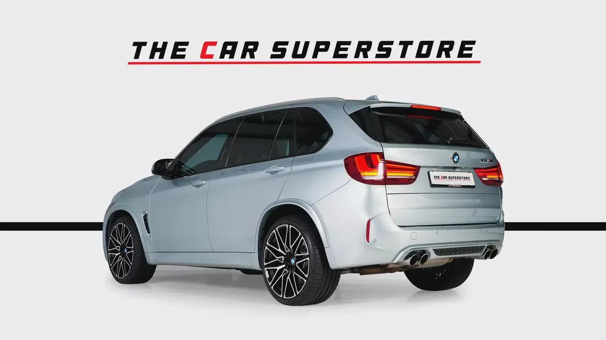 BMW X5 M-GCC-AGMC Full Service History-Silverstone Metallic Paint-Diamond Cut 22 Inch Rims-5-5