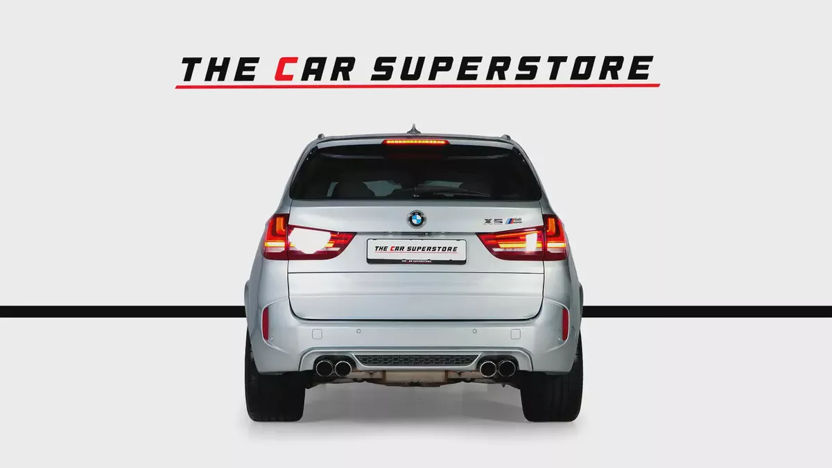 BMW X5 M-GCC-AGMC Full Service History-Silverstone Metallic Paint-Diamond Cut 22 Inch Rims-6-6