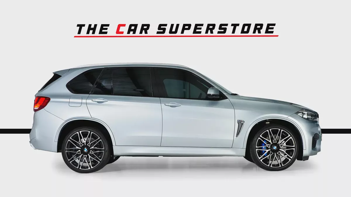 BMW X5 M-GCC-AGMC Full Service History-Silverstone Metallic Paint-Diamond Cut 22 Inch Rims-8-8
