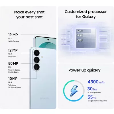 Samsung Galaxy S26 Dual SIM White 12GB RAM 256GB 5G - Middle East Version-4