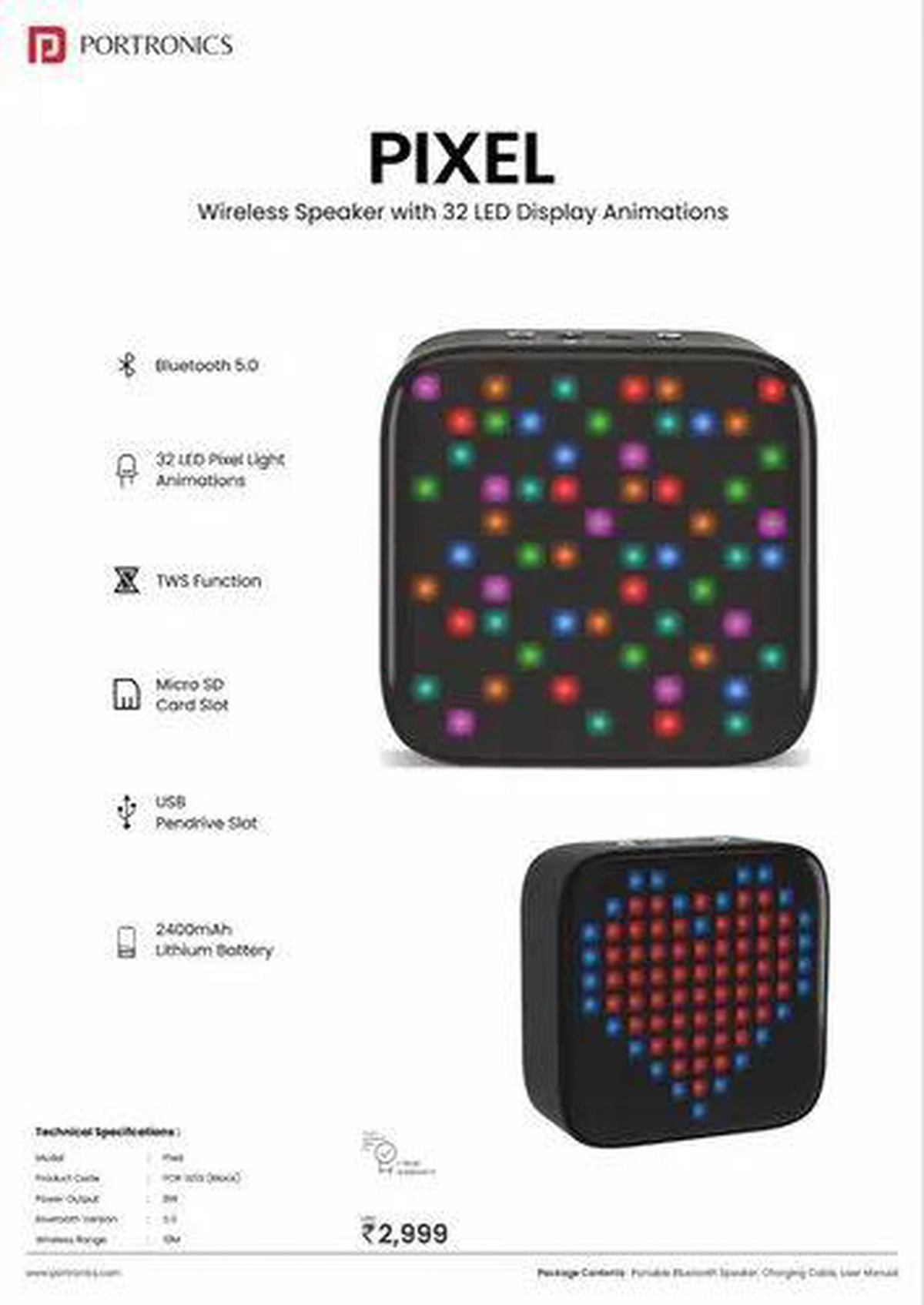 Pixel Bluetooth Speaker-0-0