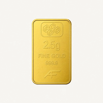 24K Gold Bar 2.5 gram Gold Bar Al Fardan UAE (999.9% Pure Gold) - Variable Design-0