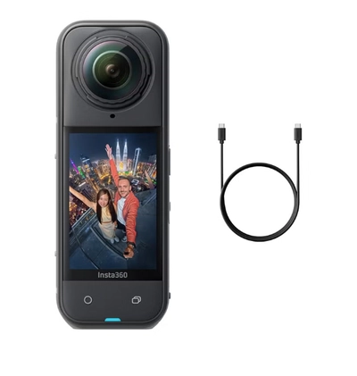 Insta360 X5 - Waterproof 8K 360° Action Camera, Leading Low Light, Invisible Selfie Stick Effect-0