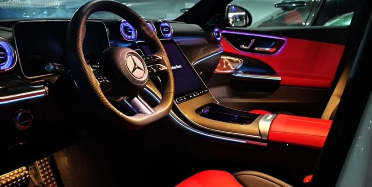 2023 Mercedes-Benz C 200 White – Premium Sport Sedan-4-4