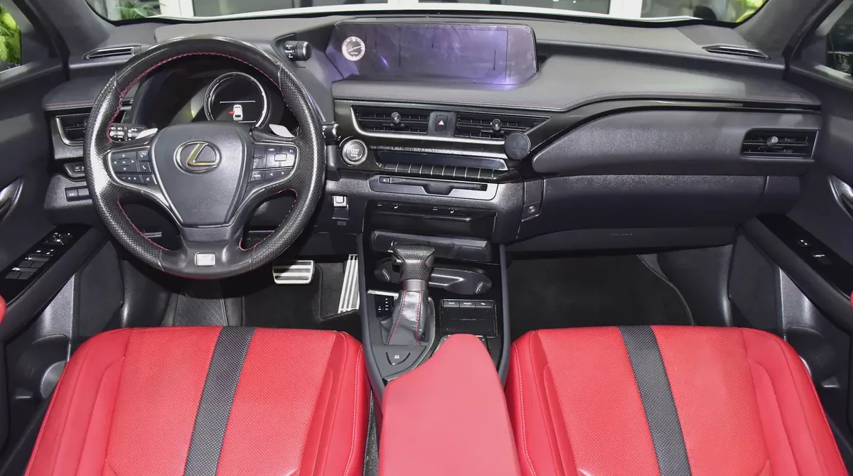 AED 1,437 EMi at 0% DP | Lexus UX200 F-Sport ( 2020 Model ) in White Color GCC Specs-10-10